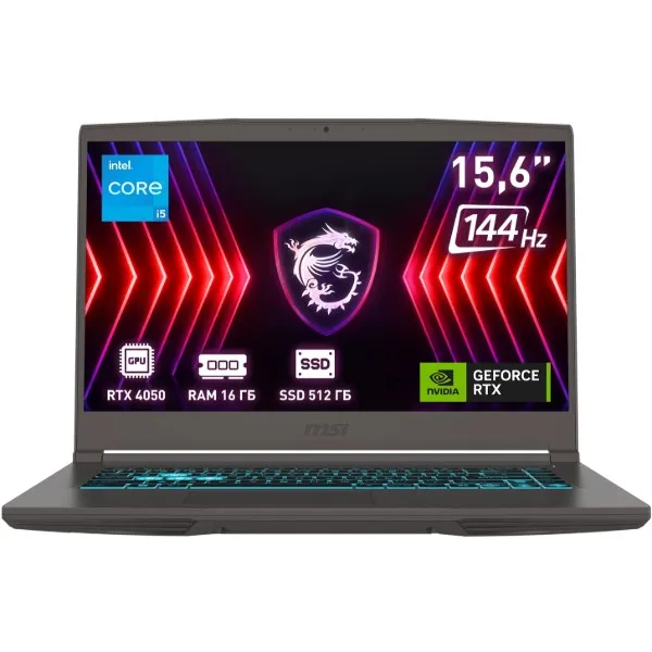 Ноутбук ігровий MSI Thin 15 B13VE (B13VE-3446XUA) Cosmos Gray
